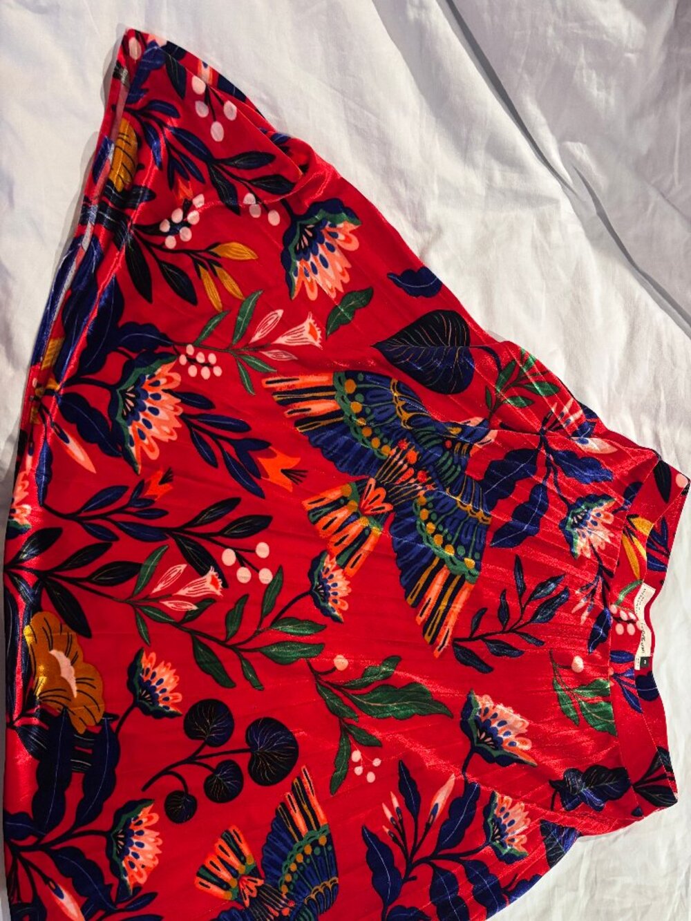 Anthropologie A Line Felt Skirt
